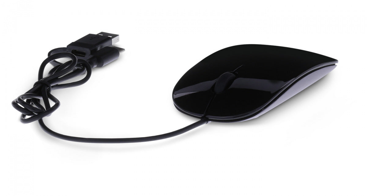 LMP Easy Mouse – Maus – Kabelgebunden (USB‑A), 1600 DPI, beidhändig