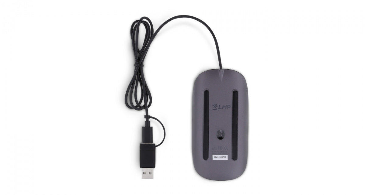 LMP Easy Mouse – Maus – Kabelgebunden (USB‑A), 1600 DPI, beidhändig