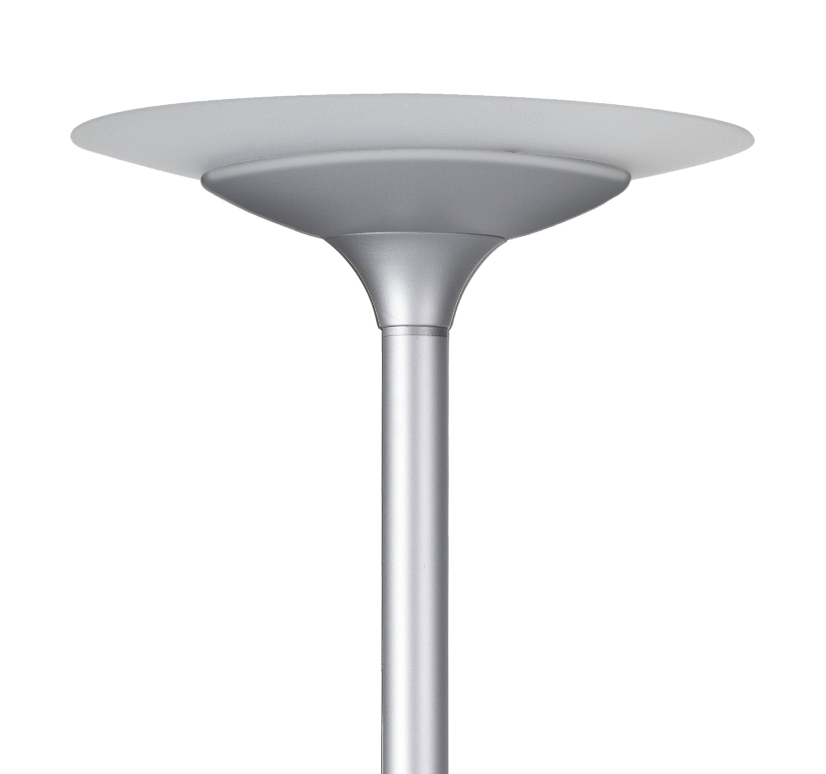 Unilux Stehleuchte Variaglass – 2870 lm, 3200 K, dimmbar, 184 cm – Grau