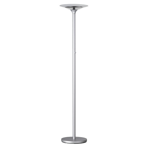 Unilux Stehleuchte Variaglass – 2870 lm, 3200 K, dimmbar, 184 cm – Grau