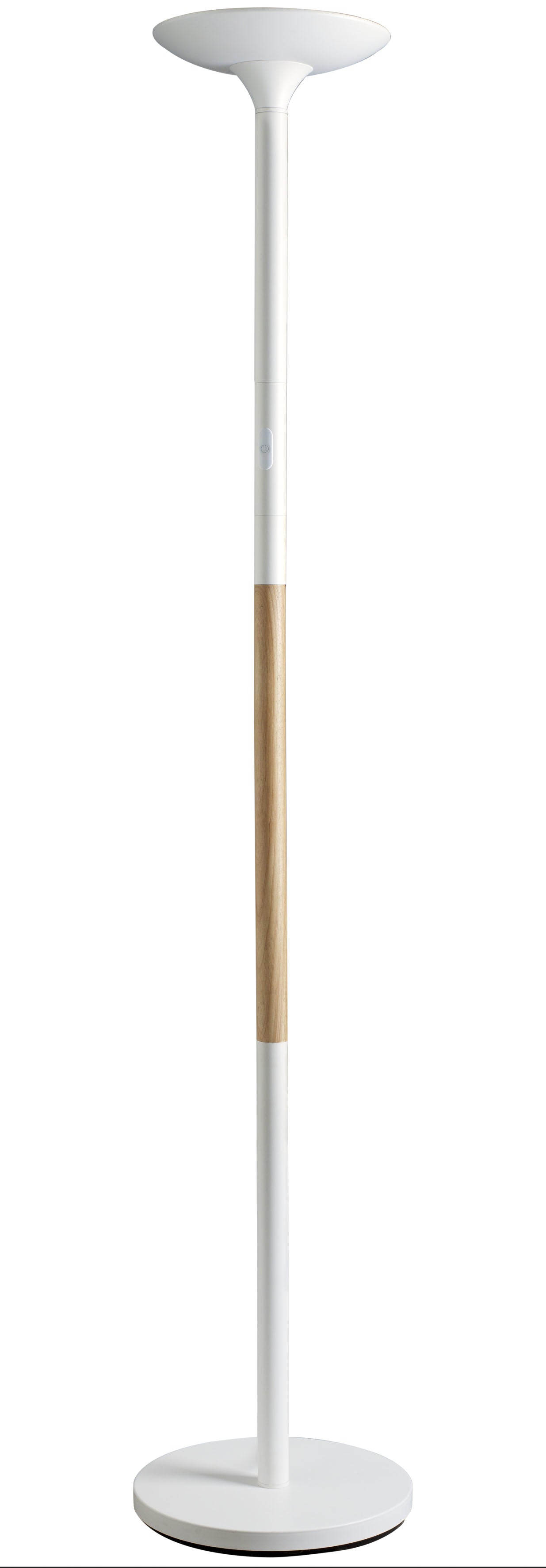 Unilux Stehleuchte Pryska – 4000 lm, 3000 K, dimmbar, 180 cm – Weiss