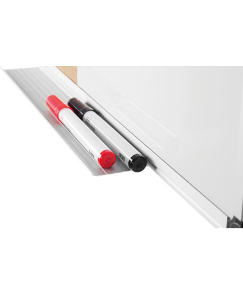 Bi-Office Pinnwand – Kork, magnetisch, Alurahmen – 150 × 120 cm