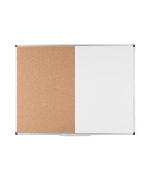 Bi-Office Pinnwand – Kork, magnetisch, Alurahmen – 150 × 120 cm