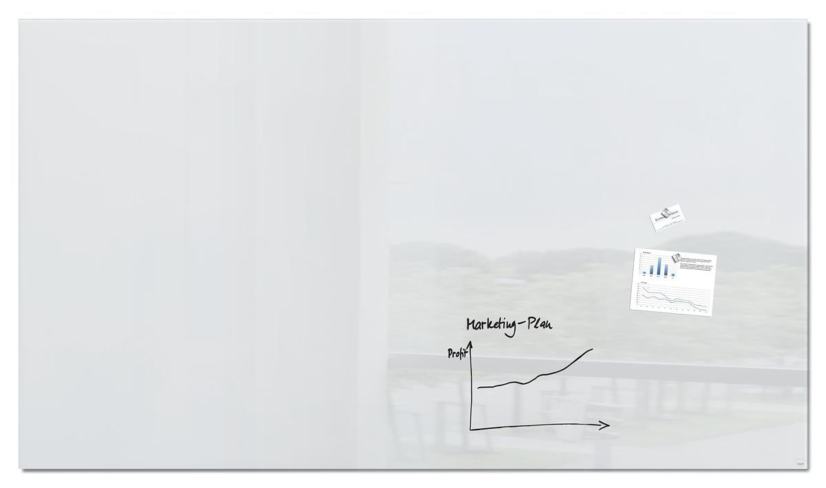 Sigel Whiteboard – 240 × 120 cm, Glas, magnetisch, Wandmontage