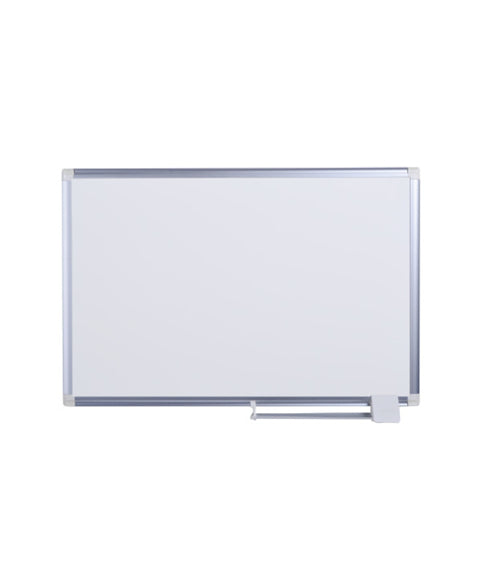 Bi-Office Whiteboard – 180 × 90 cm, lackierter Stahl, Aluminiumrahmen, Wandmontage