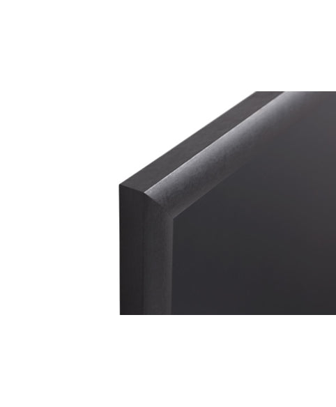 Bi-Office Kreidetafel – 1'200 × 900 mm, hoch/quer – MDF-Oberfläche, schwarz – für Kreide & Kreidemarker