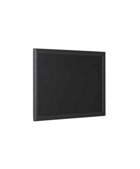 Bi-Office Kreidetafel – 1'200 × 900 mm, hoch/quer – MDF-Oberfläche, schwarz – für Kreide & Kreidemarker