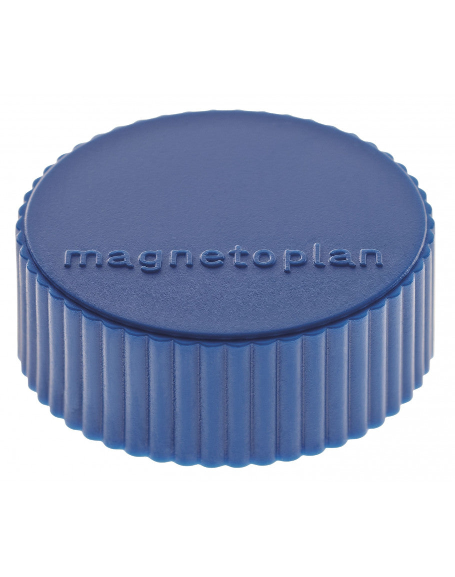 Magnetoplan Tafelmagnete – Ø 34 mm – 10 Stk. – dunkelblau
