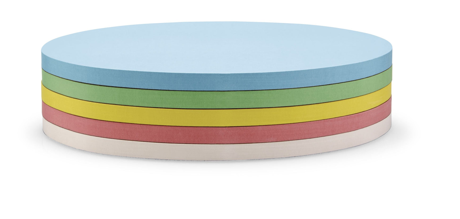 Magnetoplan Moderationskarten – oval 11 × 19 cm, 250 Stück, mehrfarbig