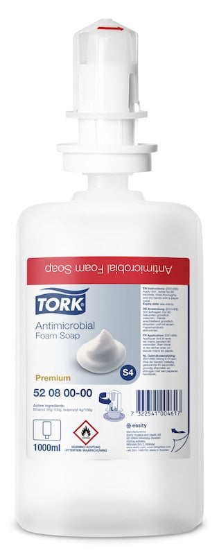 Tork Schaumseife – Pumpenflasche – für S4 – 1 l, 6 Stk