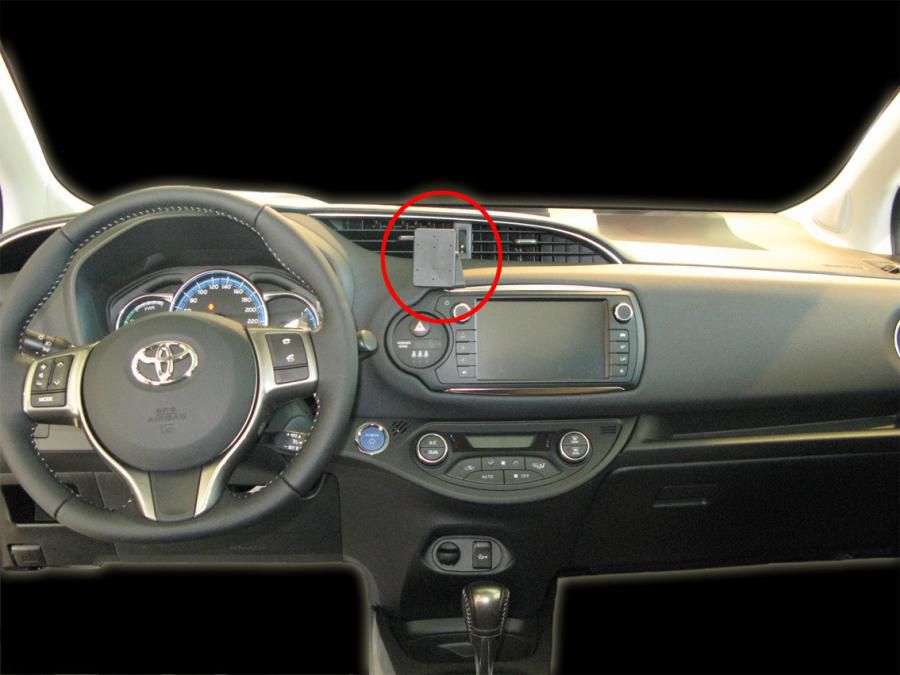 Brodit ProClip 855040 – Auto-Halterung – Armaturenbrett – für Toyota Yaris (2015–2016) – Schwarz