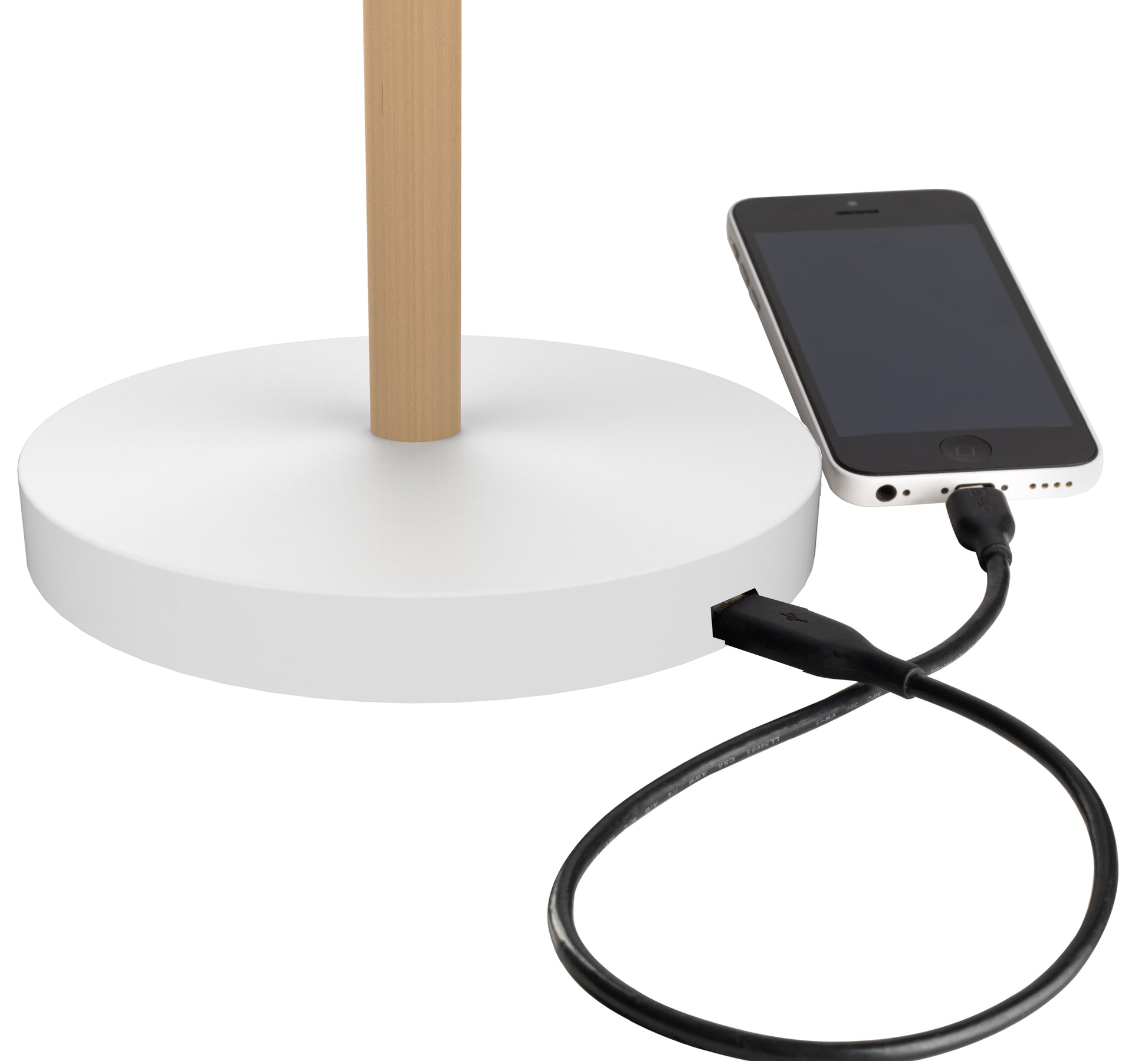 Unilux Tischleuchte Vicky – LED 11 W, 900 lm, 3000 K, dimmbar, Neigungsverstellung – Buche/Weiss