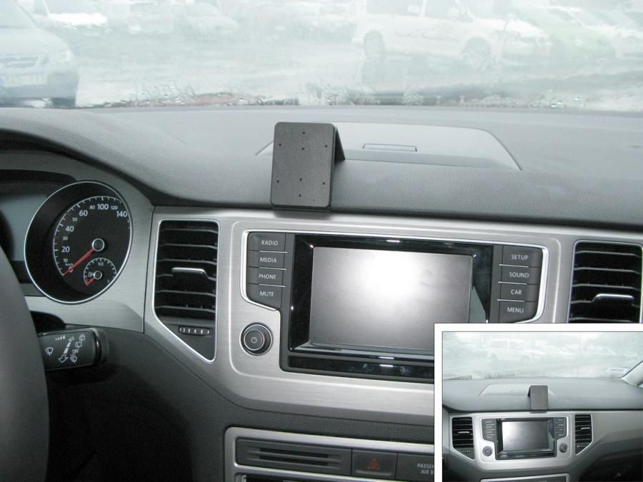 Brodit ProClip Volkswagen Center – Auto-Halterung – für VW Golf Sportsvan (2015–2019) – Schwarz