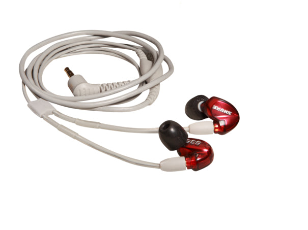 Shure SE535LTD-EFS – In-Ear Kopfhörer – Kabelgebunden, Sound-Isolating, Bühnen-Monitoring – Rot