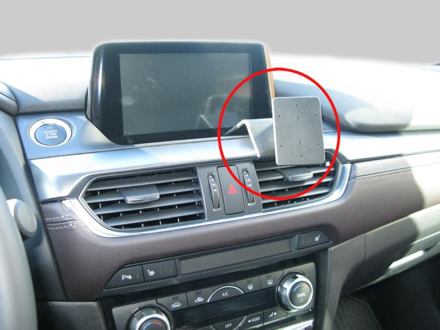 Brodit Auto-Halterung, passiv – für Mazda 6 2015–2016 – Schwarz, ABS