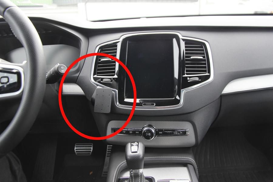 Brodit Auto-Halterung, fahrzeugspezifisch – für Volvo XC90 2015–2017 – Schwarz, ABS