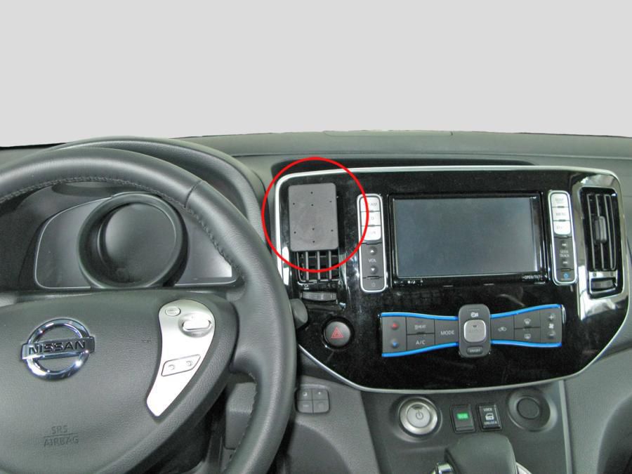 Brodit Auto-Halterung, Lüftungsmontage – universal – Schwarz, ABS