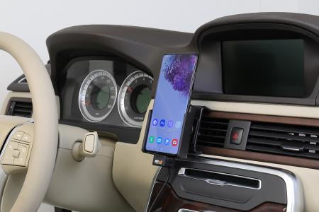 Brodit Auto-Ladegerät – 2× USB (QC 3.0 + 2,4 A), Zigarettenanzünder 12–24 V – Lüftungsschlitz – für Samsung