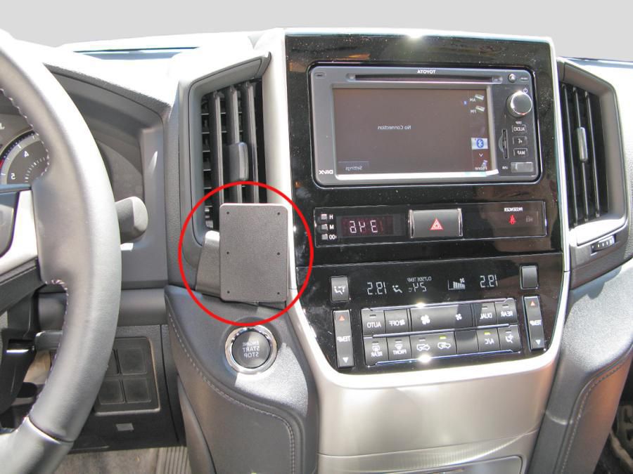 Brodit ProClip – Auto-Halterung – Klemmhalterung – für Toyota LandCruiser 200 (2016–2021) – Schwarz