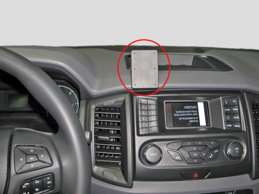 Brodit Auto-Halterung, Klemmhalterung, passiv – universal – Schwarz, ABS