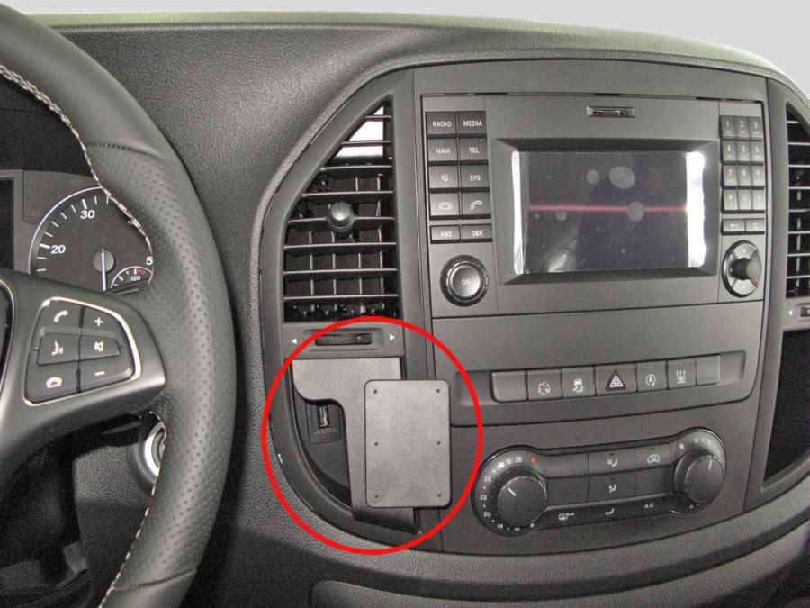 Brodit ProClip – Auto-Halterung (passiv) – für Mercedes Benz Vito 15–16 (Europa) – Schwarz