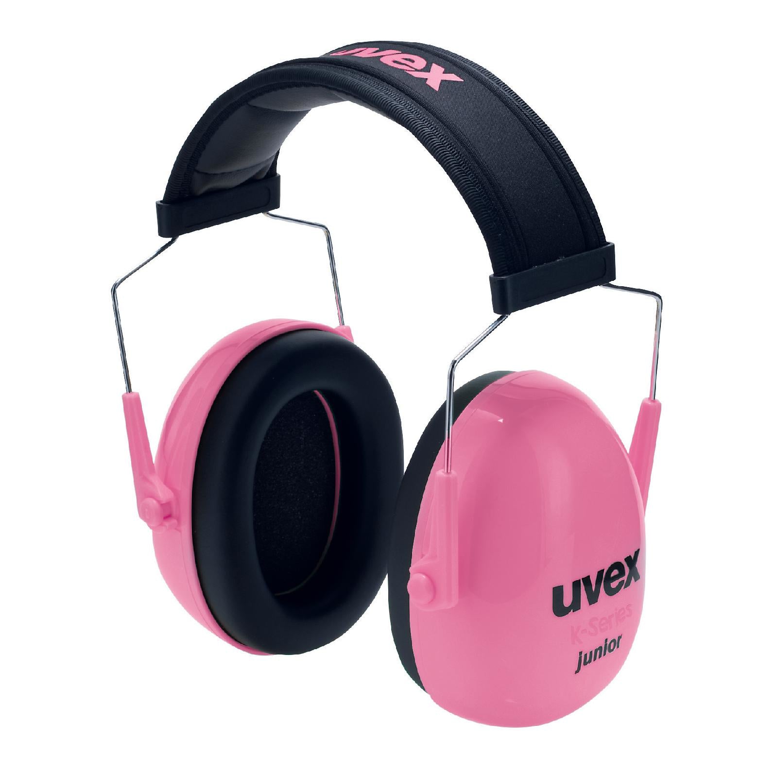Uvex K Junior Kapselgehörschutz für Kinder – SNR 29 dB – Pink/Schwarz