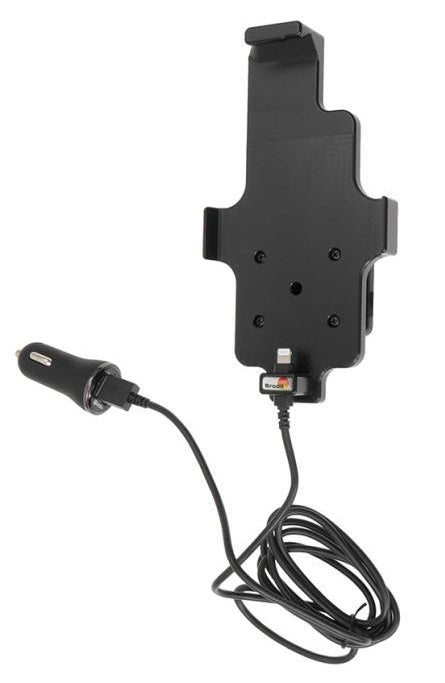 Brodit Active Mobileholder 721091 – Auto-Ladehalterung – Lüftungsschlitz, bis 88 mm, für Apple iPhone, inkl. Z