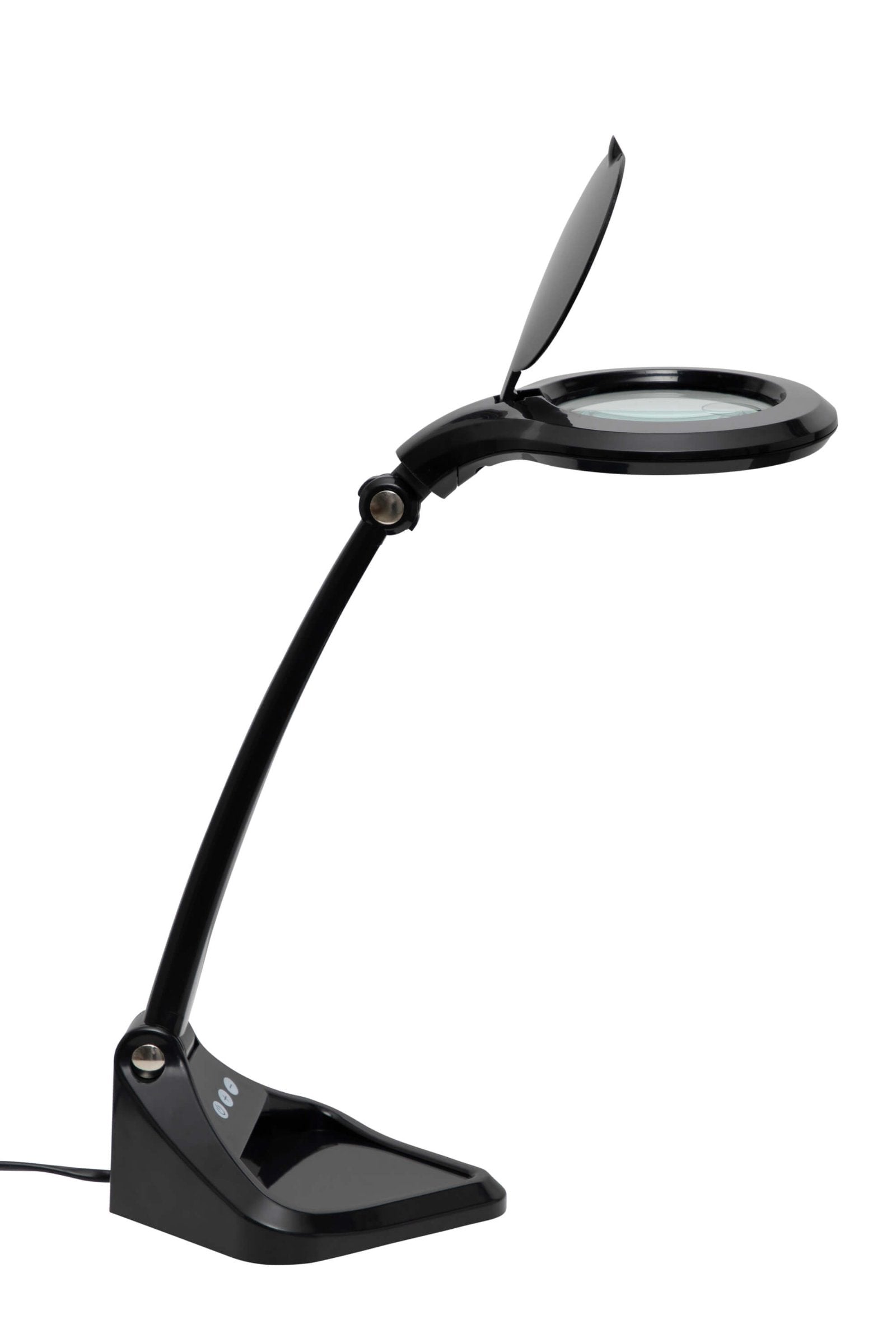 MAUL Leuchtlupe – 1,75× (Spot 4×) – Ø 100 mm – mit LED, schwarz