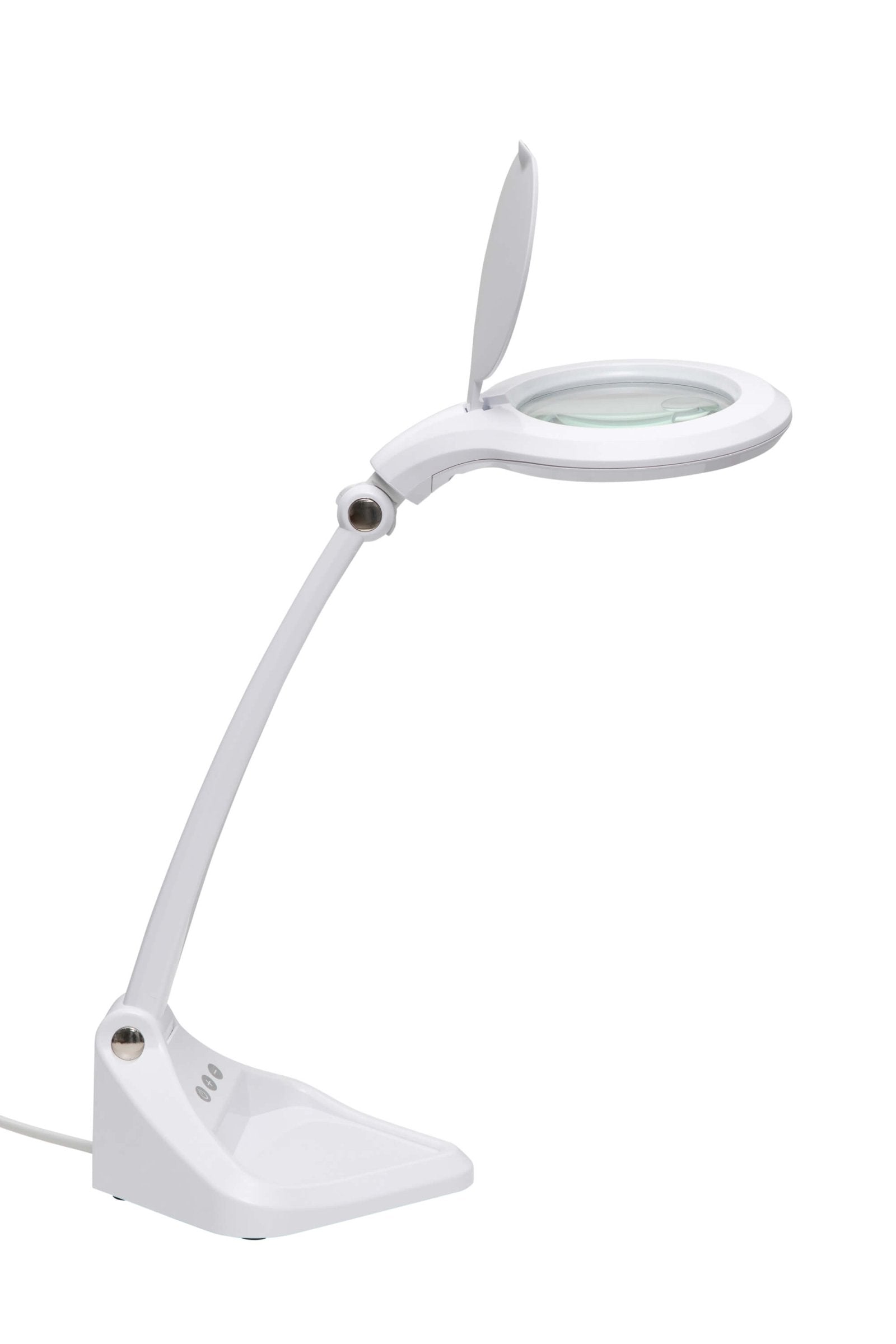 MAUL Leuchtlupe – 1,75× (Spot 4×) – Ø 100 mm – mit LED – weiss