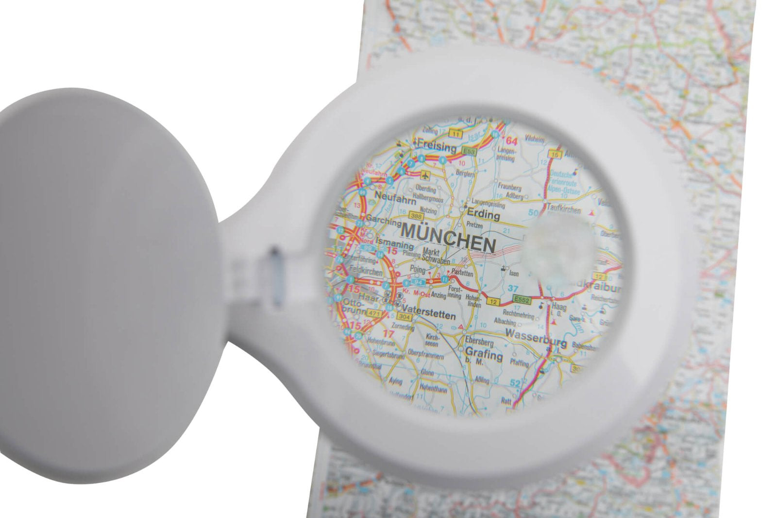 MAUL Iris LED-Lupenleuchte – 3 D, 1,75×, 502 lm, 6500 K, dimmbar – schwarz