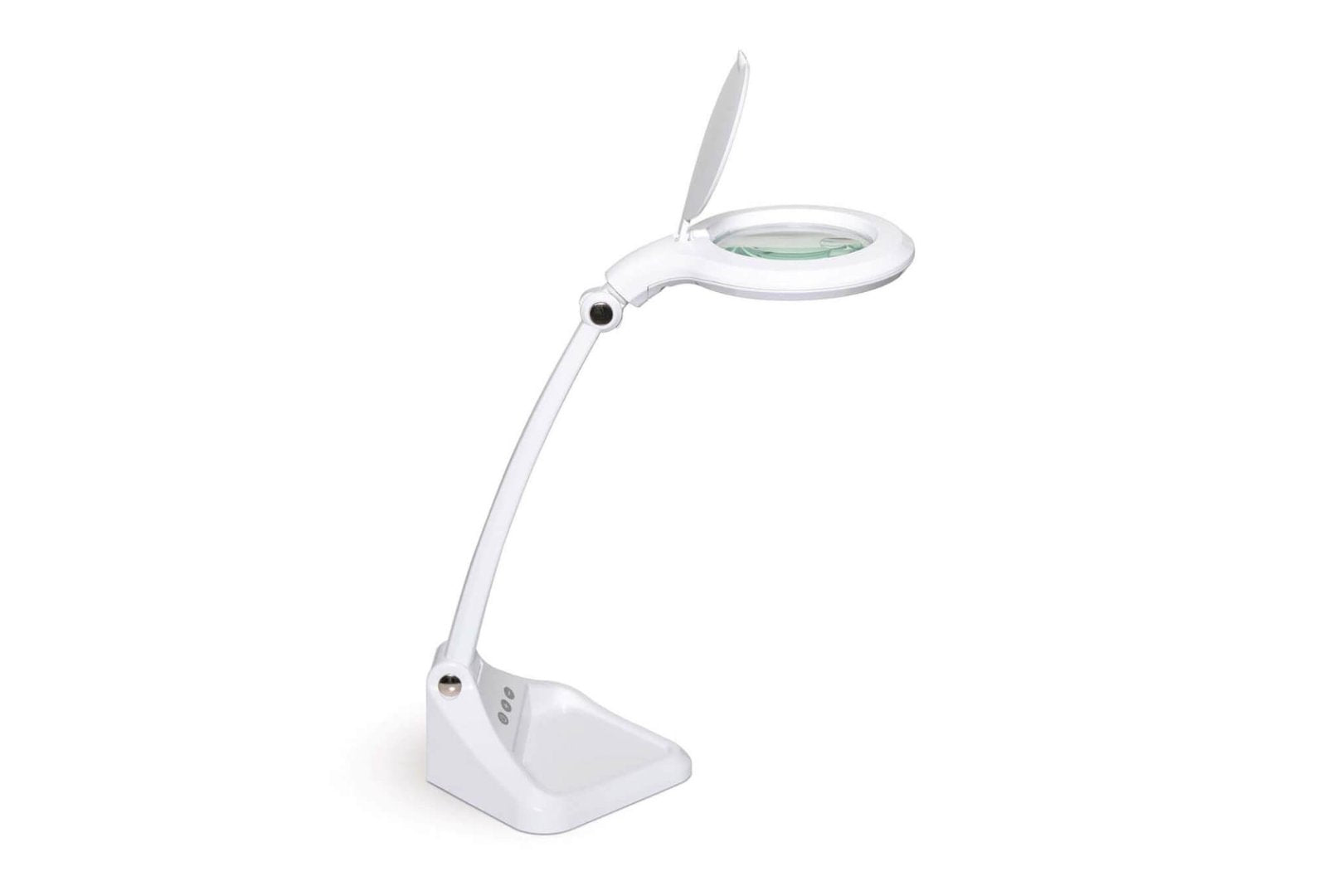 MAUL Iris LED-Lupenleuchte – 3 D, 1,75×, 502 lm, 6500 K, dimmbar – weiss