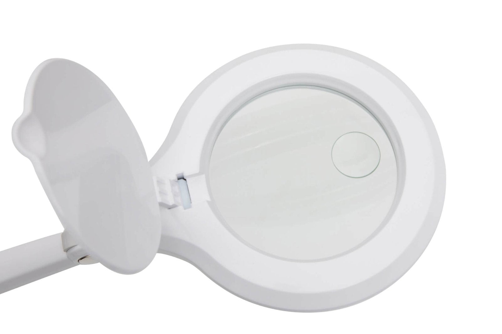 MAUL Leuchtlupe – 1,75× (Spot 4×) – Ø 100 mm – mit LED – weiss