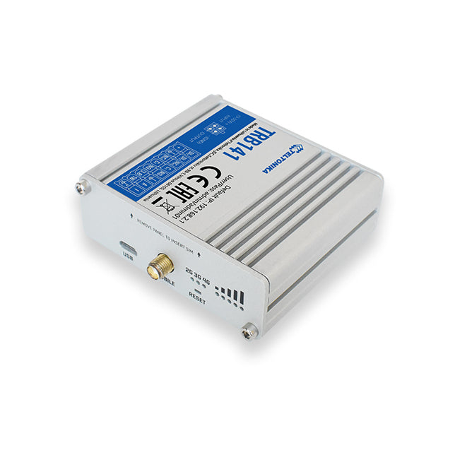 Teltonika TRB141 – VPN-Router – LTE Cat 1, 1×MiniSIM, OpenVPN/IPsec/GRE, SMA-Antenne, IP30