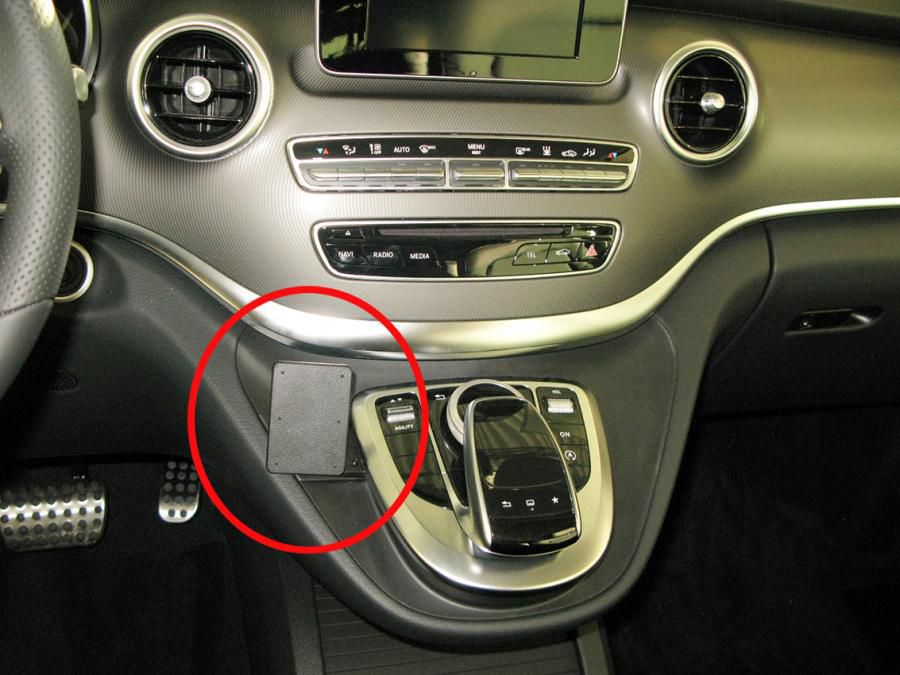 Brodit ProClip – Auto-Halterung (passiv) – für Mercedes Benz V‑Class 16–17 – Schwarz