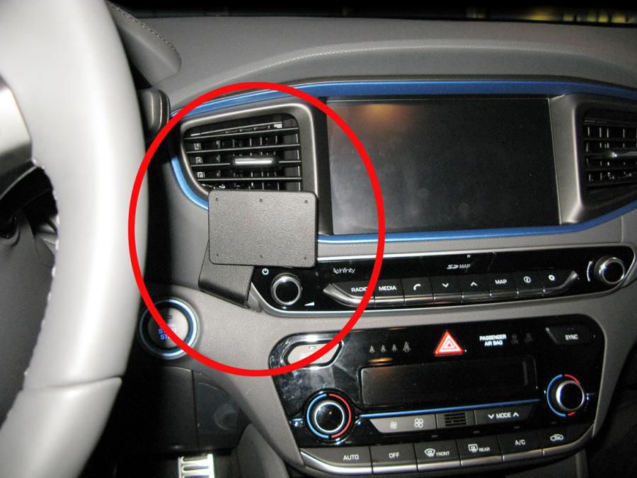 Brodit ProClip Fahrzeug-Dock für mobile Geräte – Schwarz