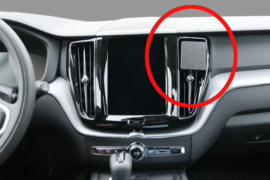 Brodit ProClip – Auto-Halterung – Lüftungsschlitz – für Volvo S60, V60 (2019–2020) und XC60 – Schwarz