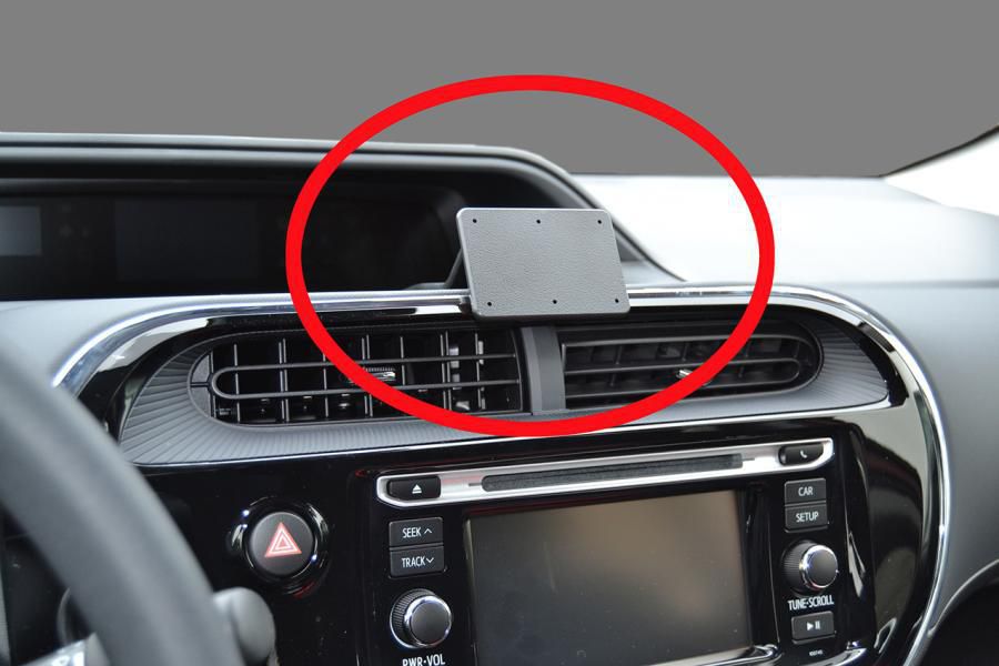 Brodit Auto-Halterung, Klemmhalterung – Universal – Schwarz, ABS