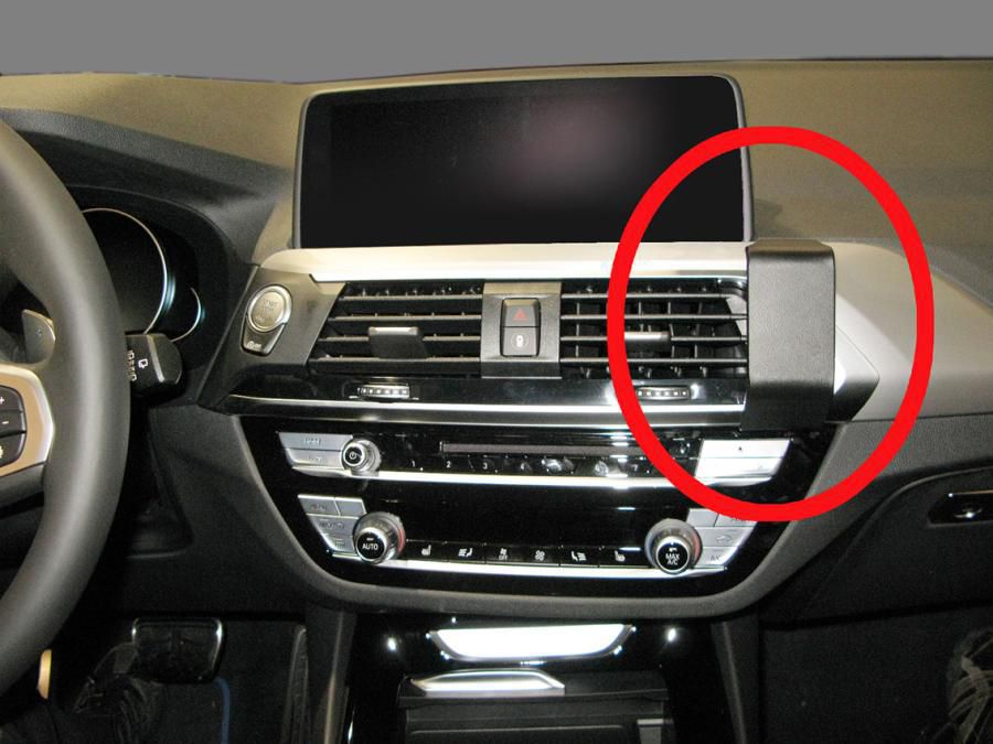Brodit Auto-Halterung, Schraubbefestigung – Universal – Schwarz, ABS