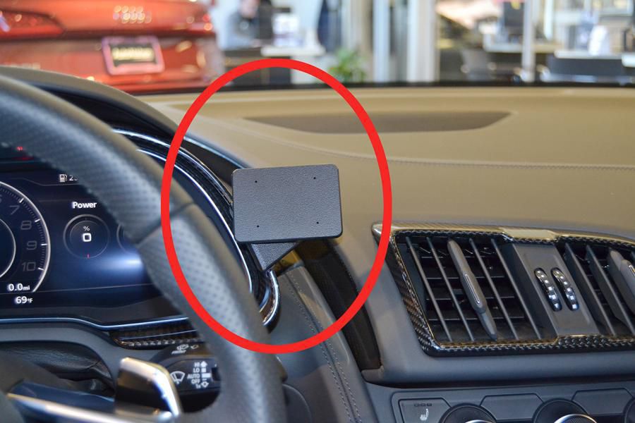 Brodit ProClip – Auto-Halterung – Klemmhalterung, für Audi R8 (2017–2022) – Schwarz