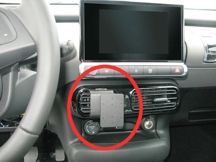 Brodit ProClip Fahrzeug-Dock für Smartphones, Handhelds und Tablets – Autolüftungsmontage – Schwarz