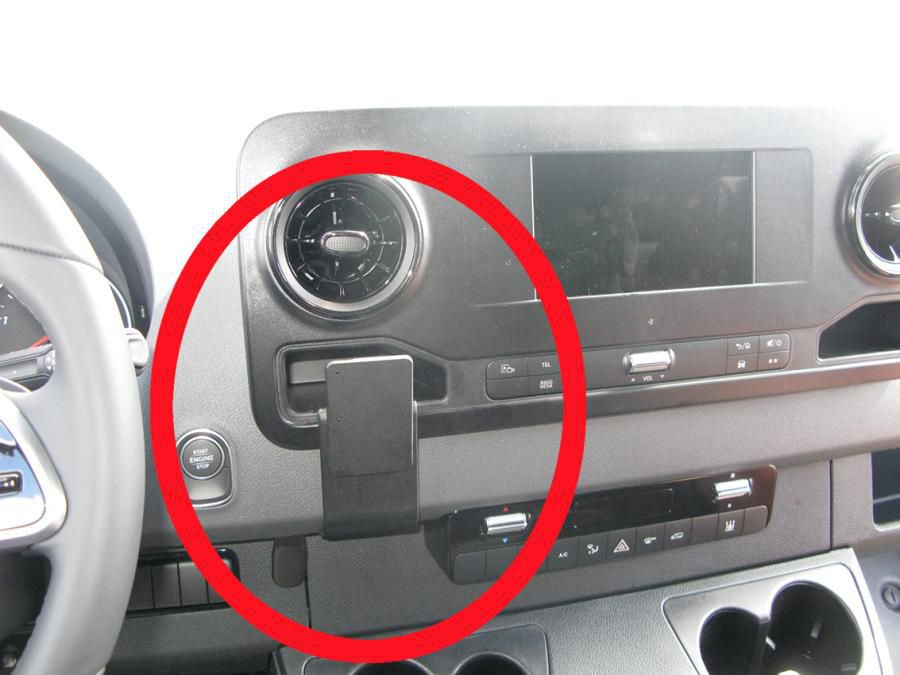 Brodit 855442 – Auto-Halterung (passiv) – Schraubbefestigung – Schwarz
