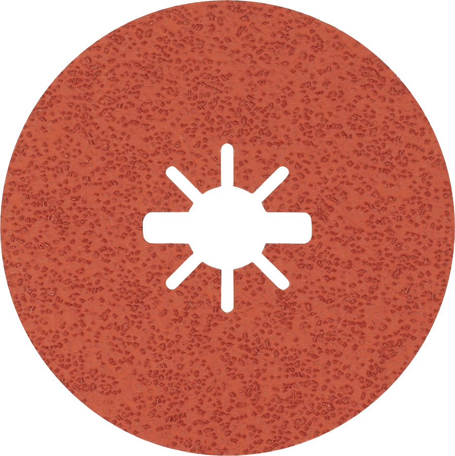 Bosch Fiberschleifscheibe, EXPERT R782 X-LOCK, 125 mm × 22,2 mm, orange, 25 Stk.