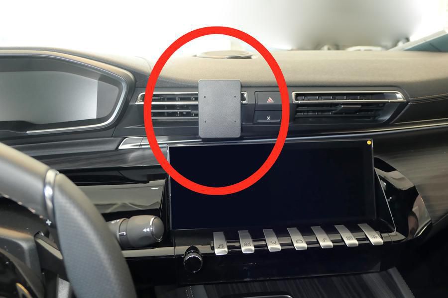 Brodit Auto-Halterung, Lüftung – für Peugeot 508 2019–2022 – Schwarz