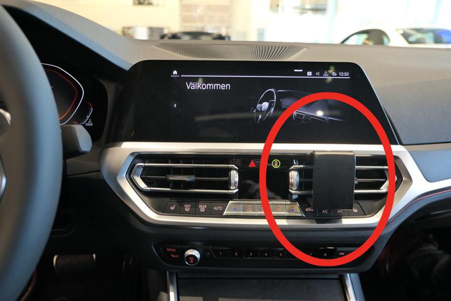 Brodit ProClip Winkelhalterung – Auto-Halterung – für BMW 3er (G20) 2019–2020, BMW Z4 2019–2020 – Schwarz