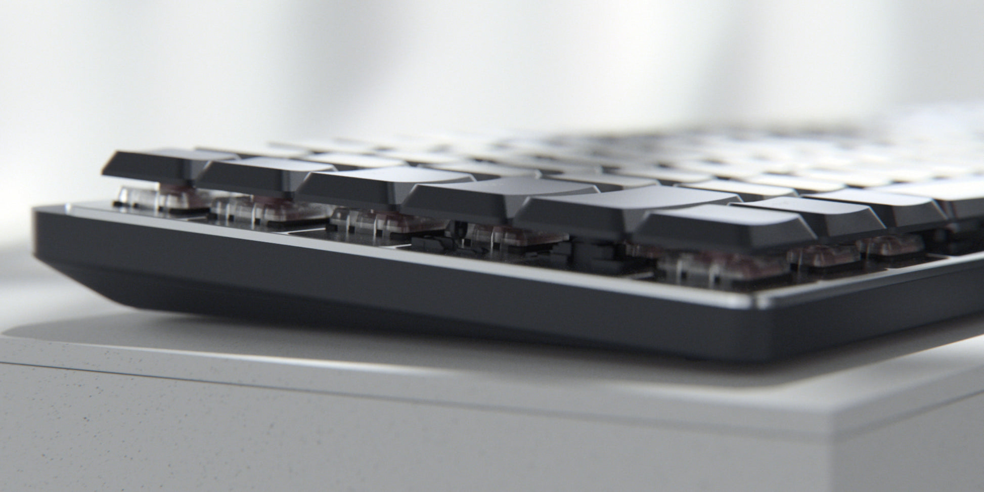 Logitech MX Mech Mini – Tastatur, kabellos (Bluetooth), US-Layout (EN), mechanisch, beleuchtet – für macOS