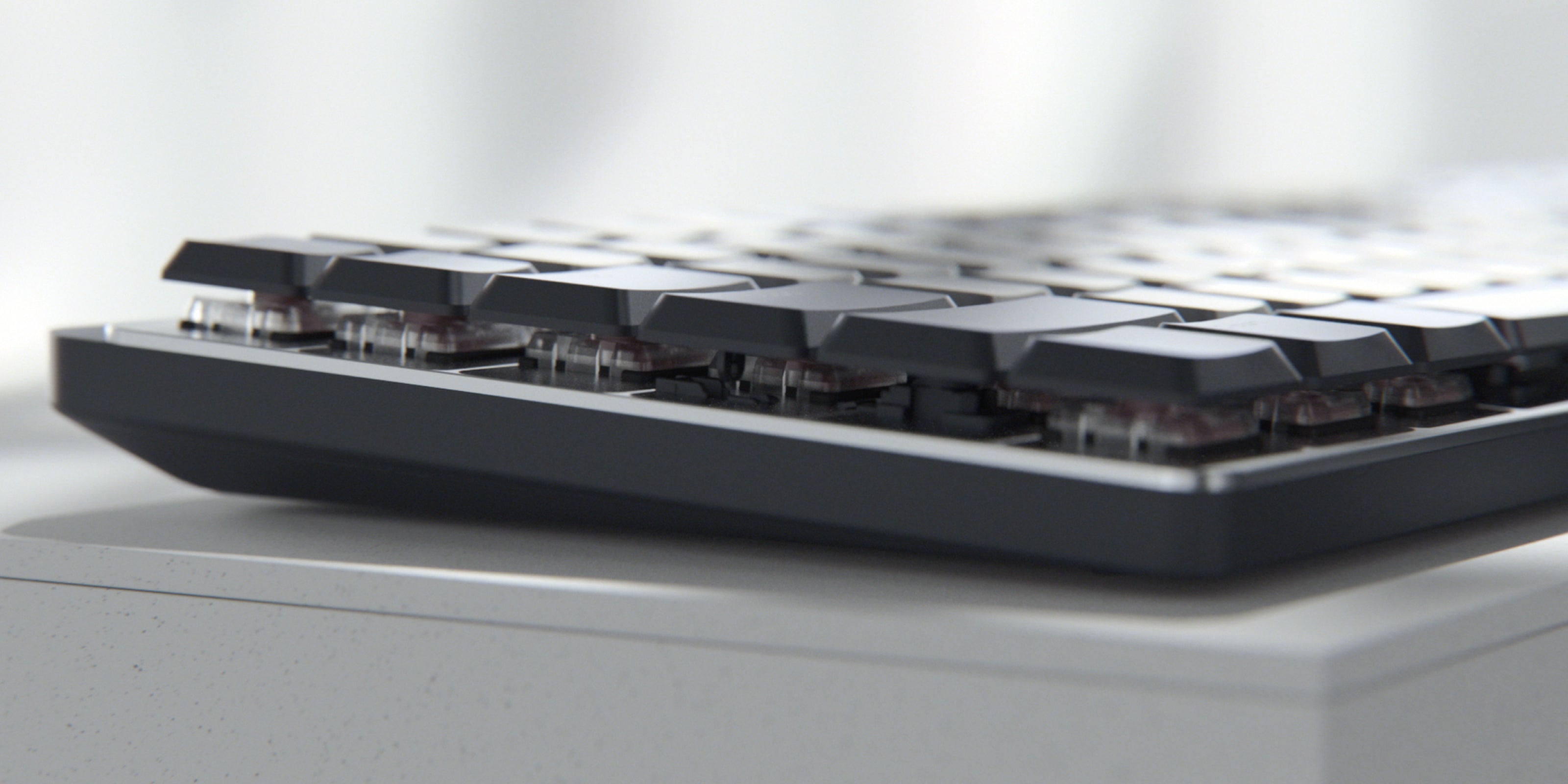 Logitech MX Mech Mini – Tastatur, kabellos (Bluetooth), US-Layout (EN), mechanisch, beleuchtet – für macOS