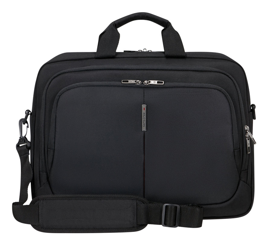 Samsonite GUARDIT 3.0 SLIM Notebook-Tasche bis 17,3" – Trolley-Band, abnehmbarer Schultergurt – Schwarz