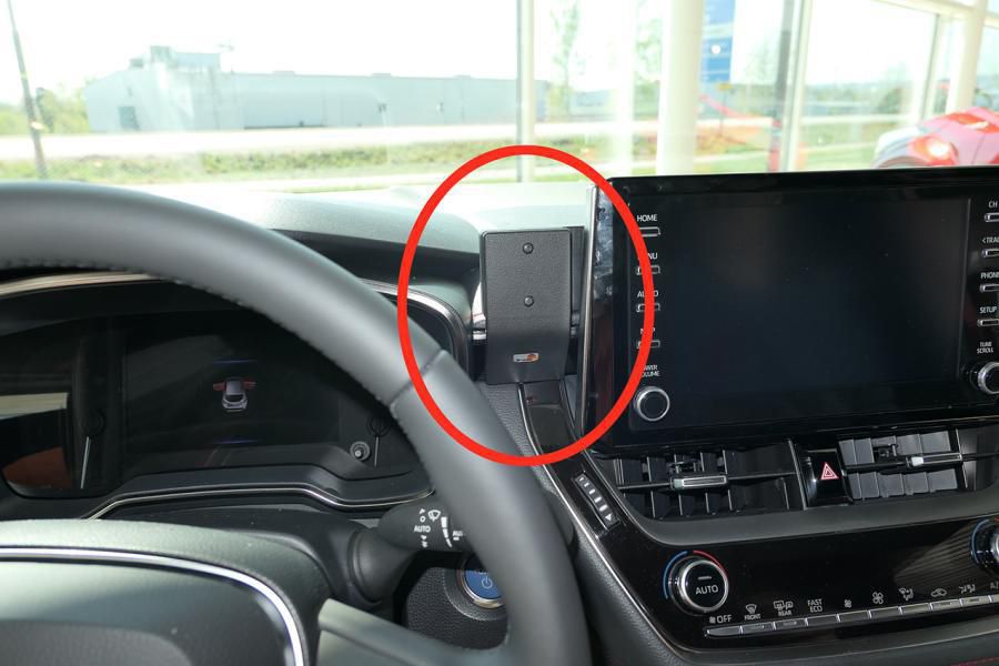 Brodit Auto-Halterung – Lüftungsschlitz, Schwarz