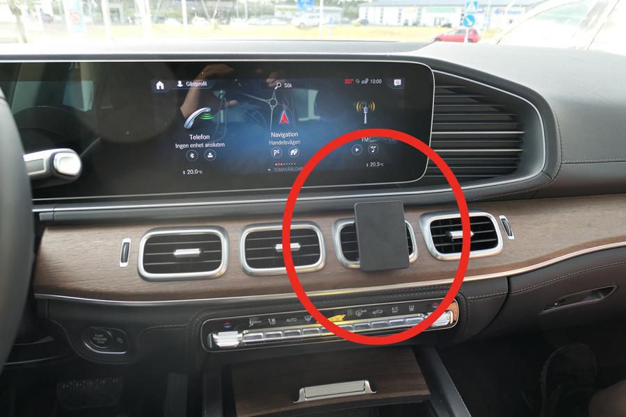 Brodit ProClip – Auto-Halterung – Lüftungsschlitz – Schwarz