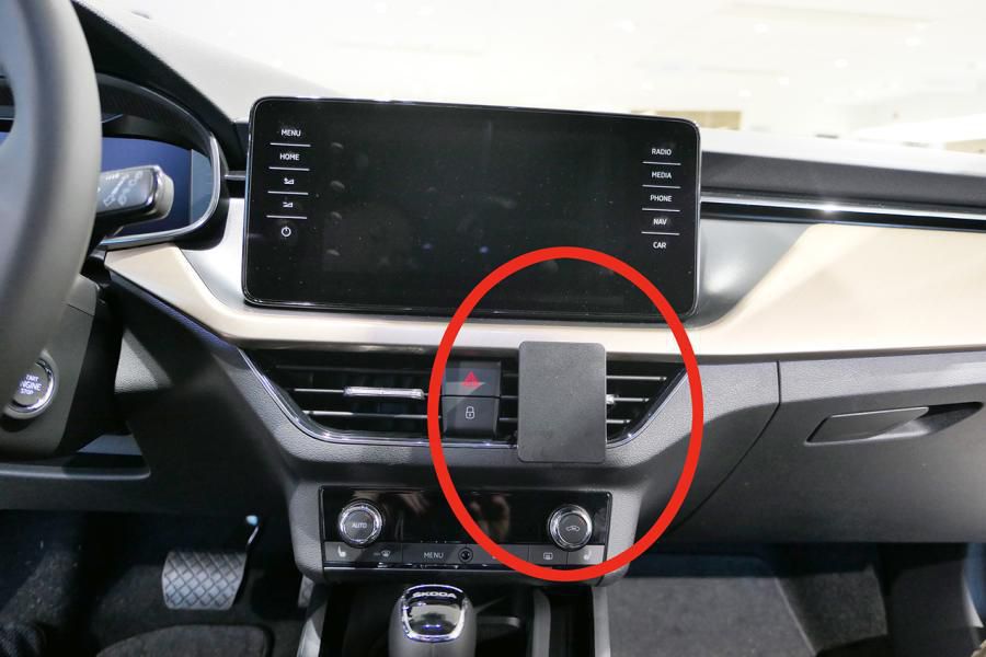 Brodit ProClip – Auto-Halterung (passiv) – Lüftungsschlitz – Schwarz